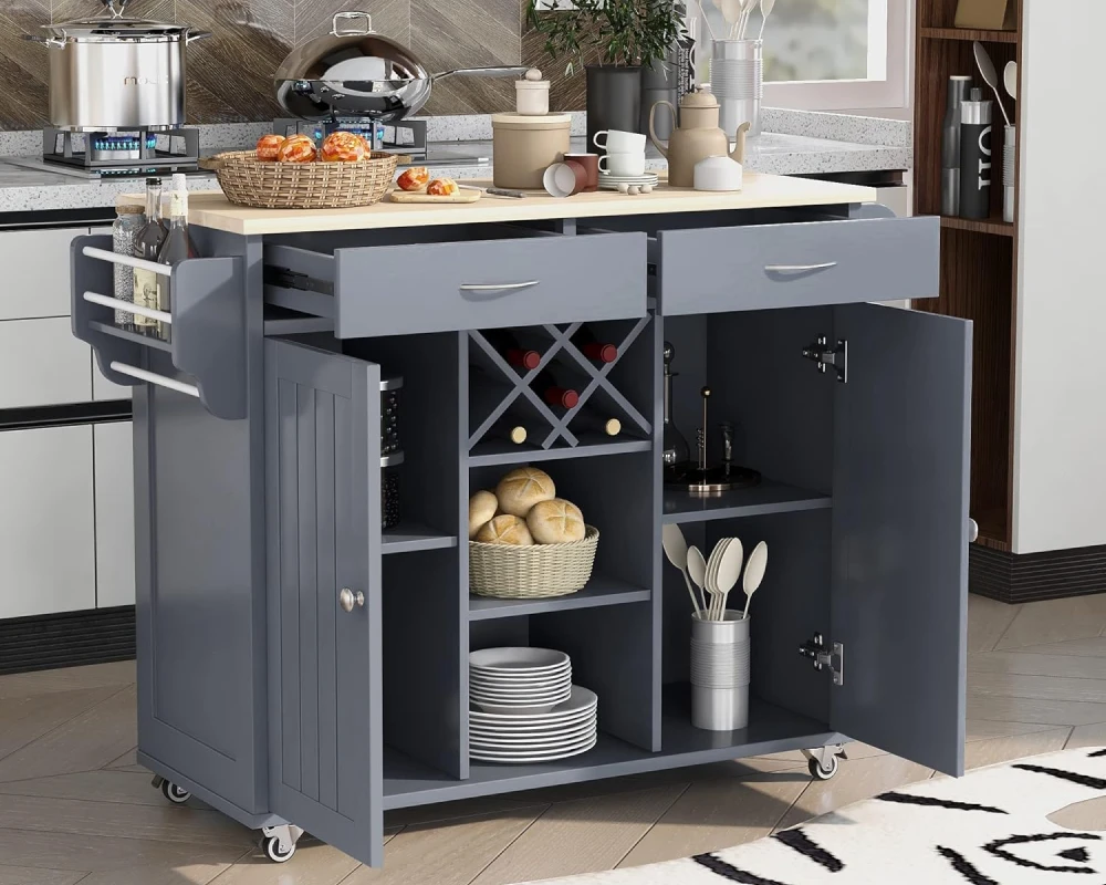 rolling kitchen cabinets